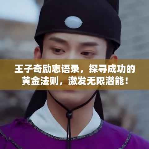 王子奇励志语录,探寻成功的黄金法则,激发无限潜能!