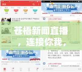 苍梧新闻直播,连接你我,实时传递最新资讯头条